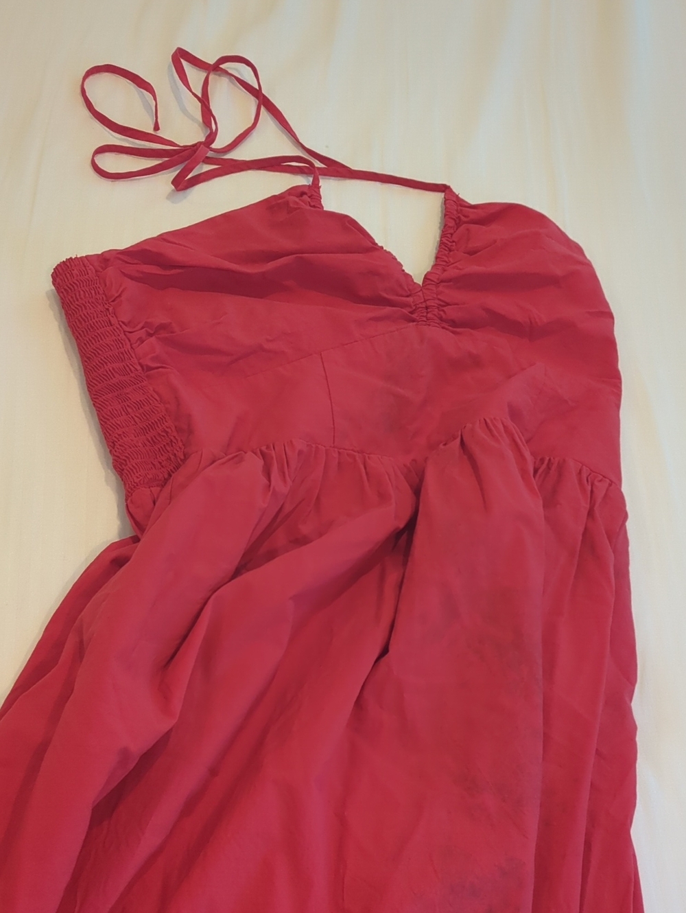🩷 Universal Thread Red Halter Dress